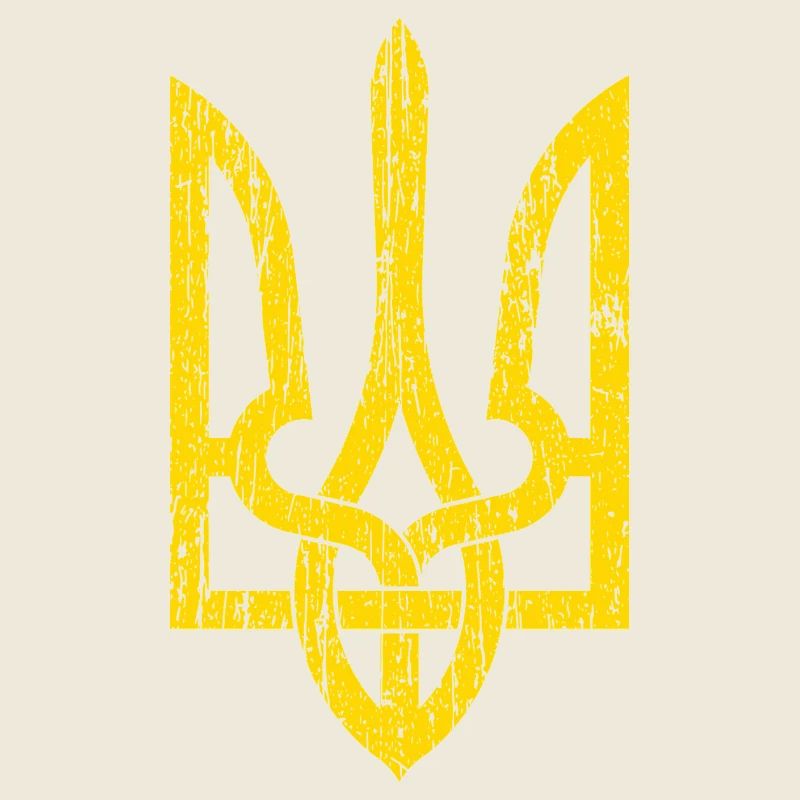 Ukrainian Trident Emblem Vintage