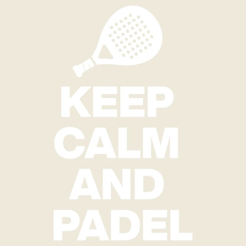 KEEP CALM AND PADEL! SMASH IT Weiß