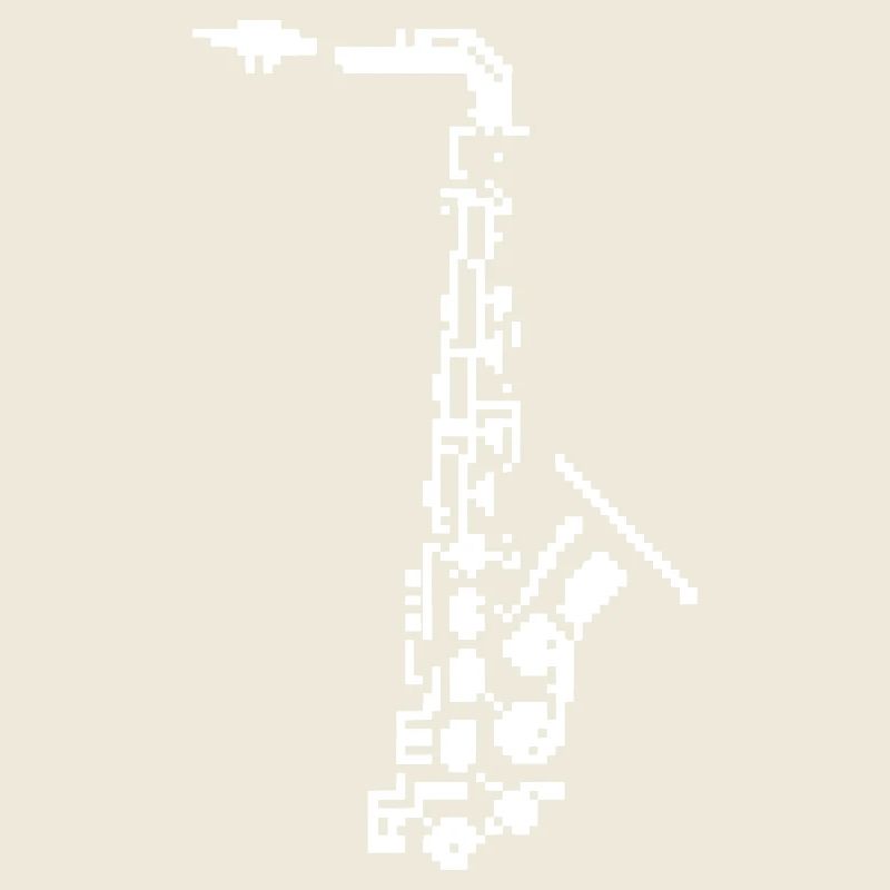 Saxophone Pixel Art