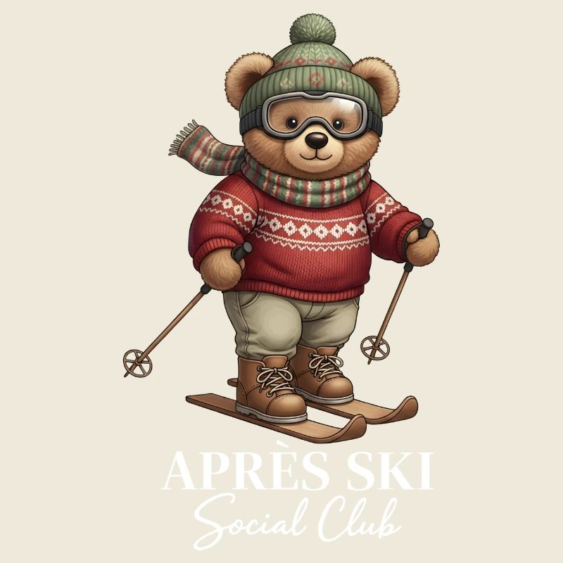 Apres Ski Social Club Ski Teddybär