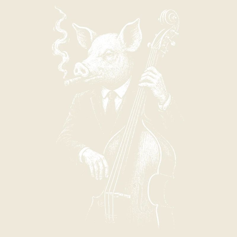 Jazz Pig à la contrebasse