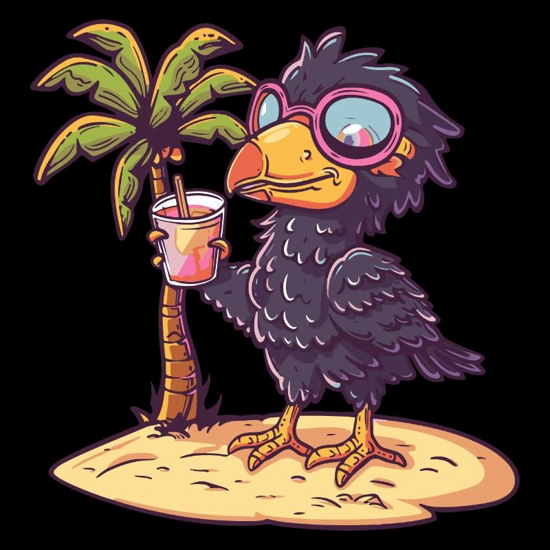 Vacances d’été de l’oiseau harpie