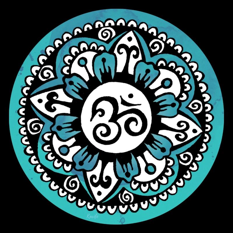 11 Mandala Om türkis frei