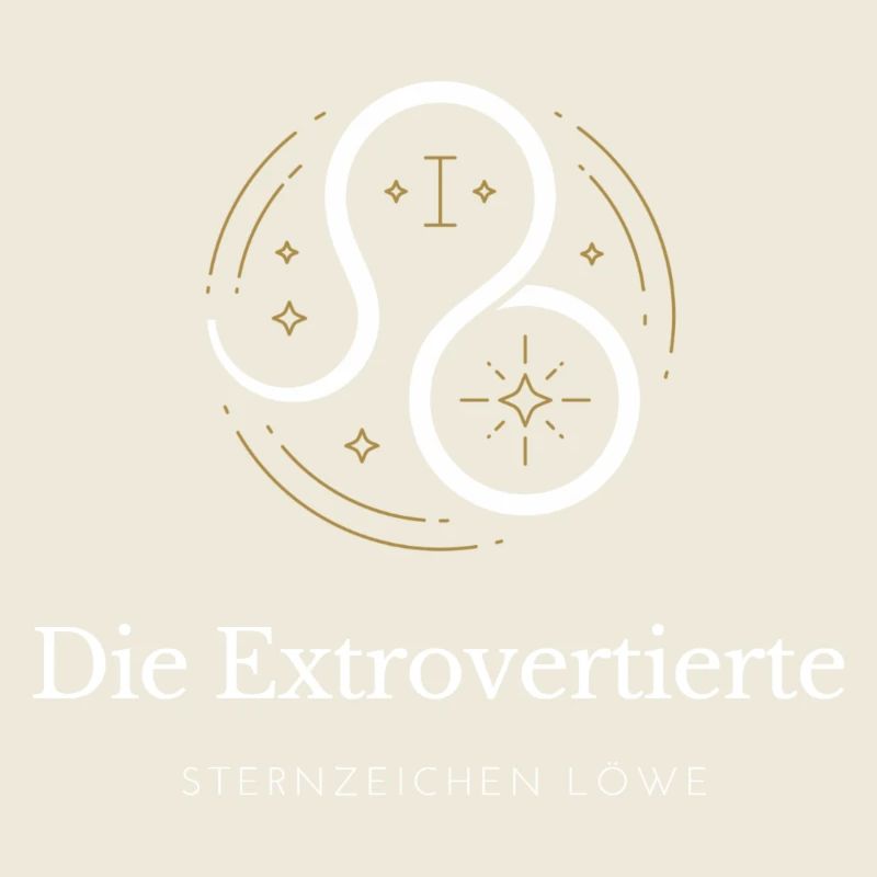 Leo Extrovert Logo Sternzeichen