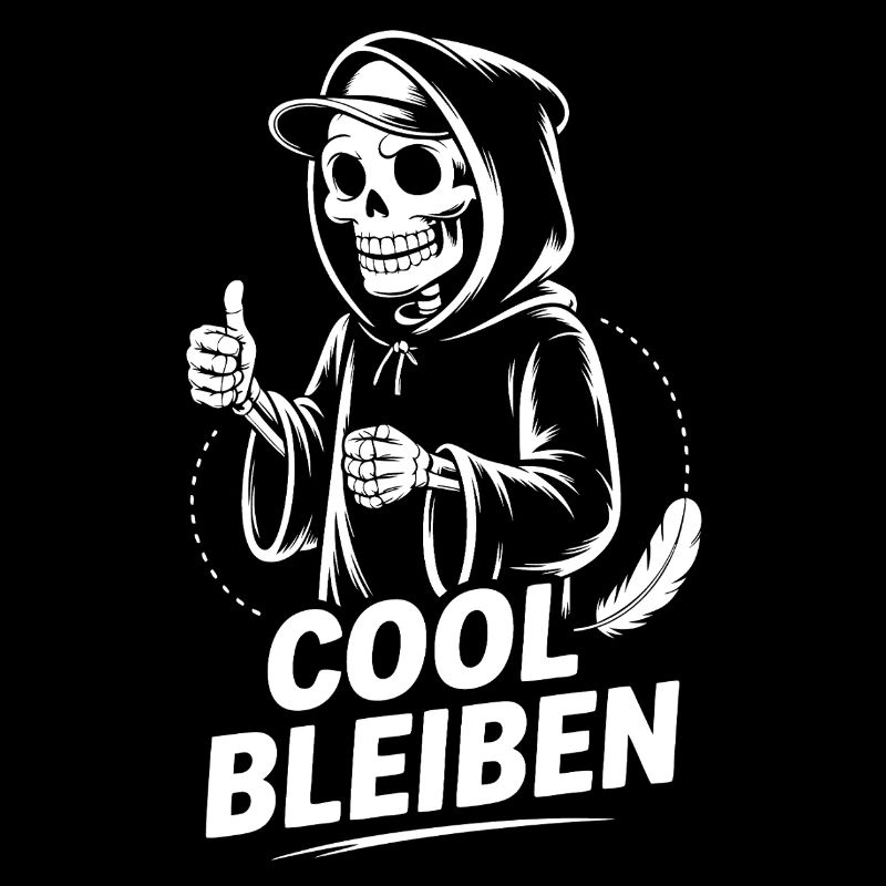Grim Reaper lustig Motivation Cool bleiben