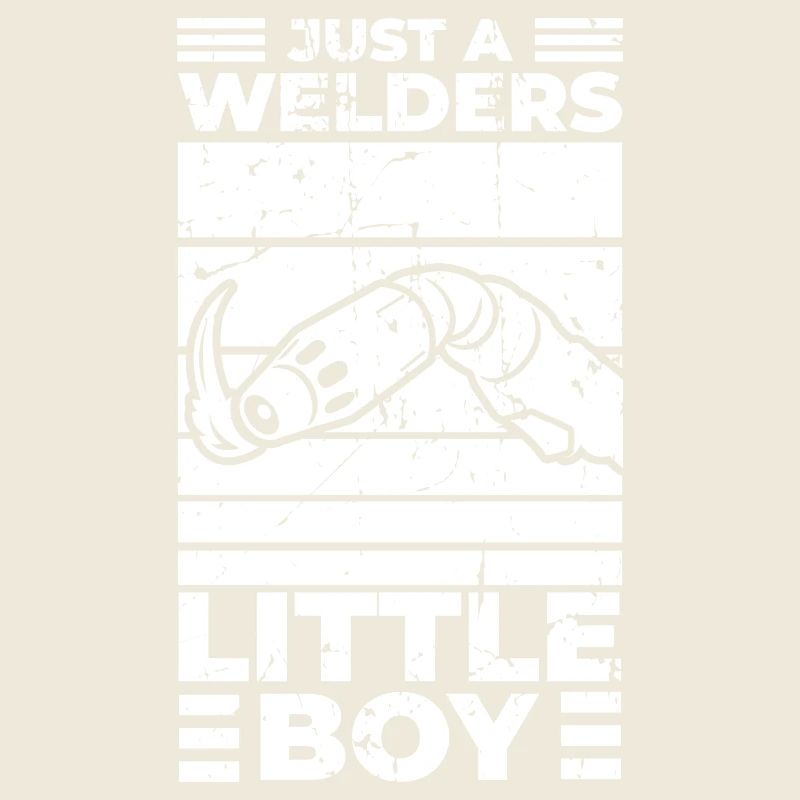 Lustiger Schweißer Junge