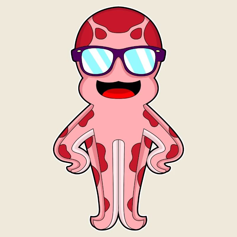 Krake Sonnenbrille