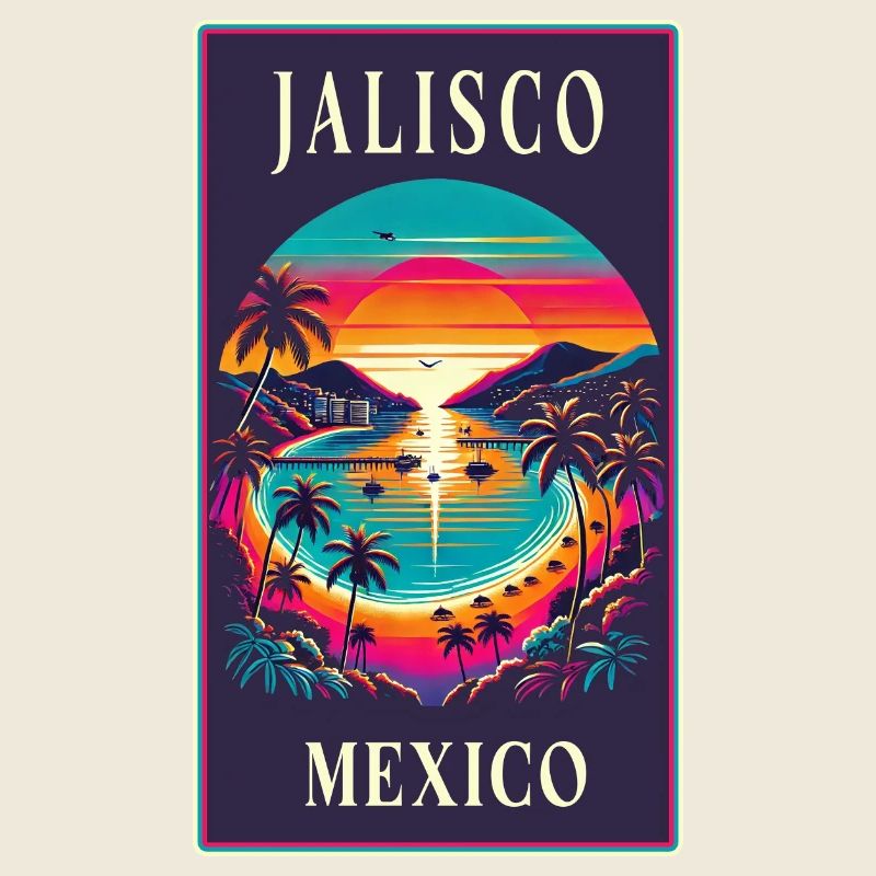 Jalisco Mexiko Palmen Design