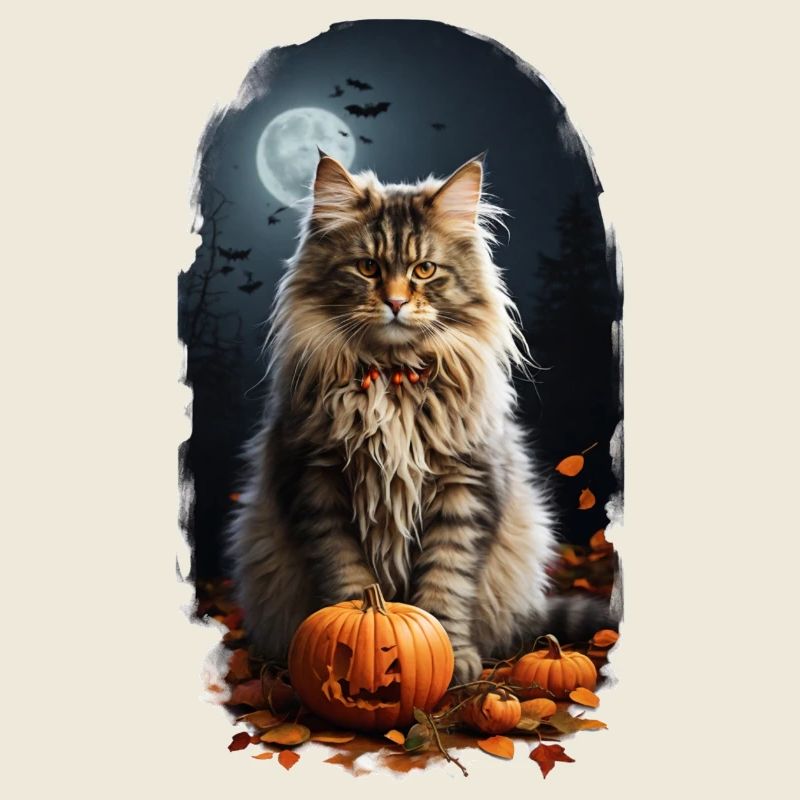 Norwegian Forest Cat Halloween