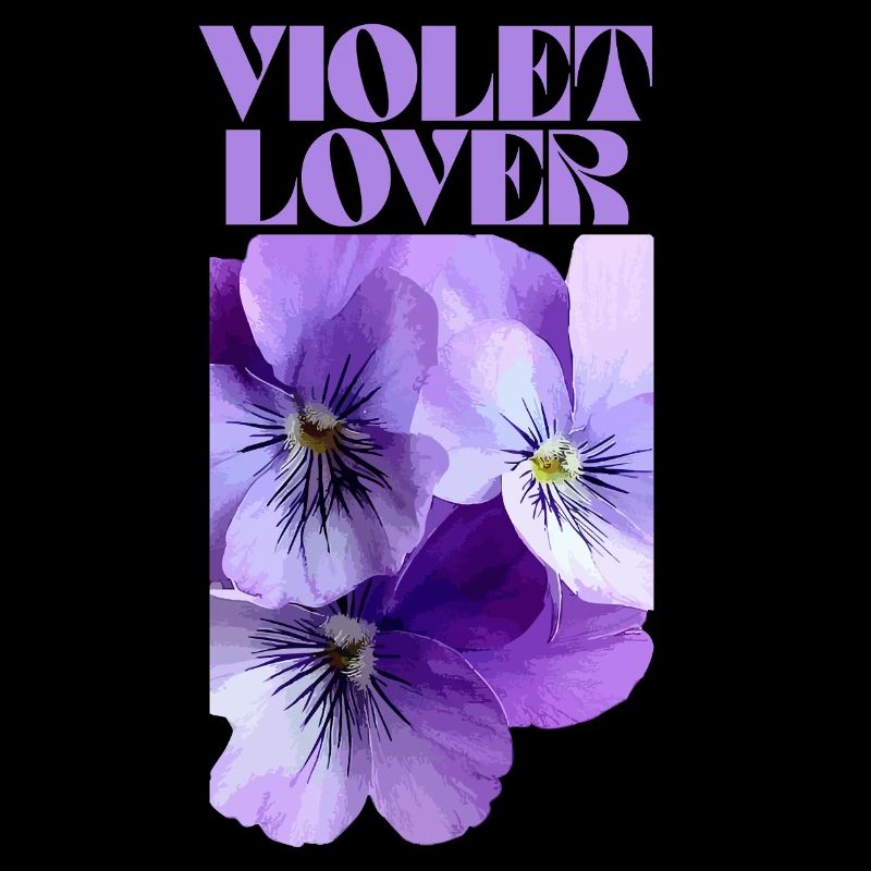 Violettes Stiefmütterchen-Blumenmuster