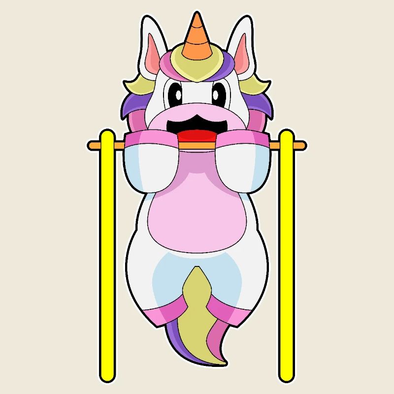 Licorne Bodybuilder Tractions Musculation