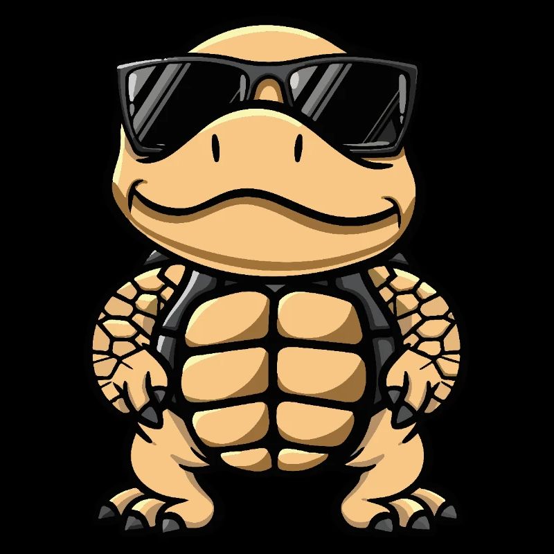 Schildkröte Cool Comic