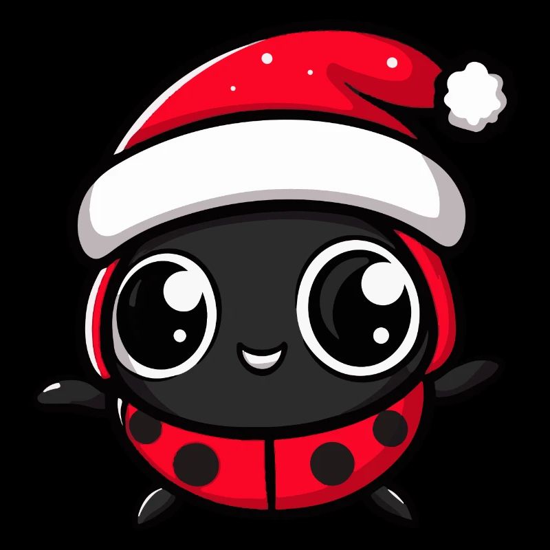 Ladybug Christmas Cute