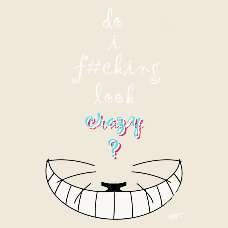 Alice verrückt Katze