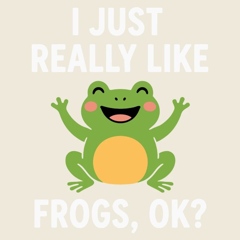 J’aime beaucoup les grenouilles Design