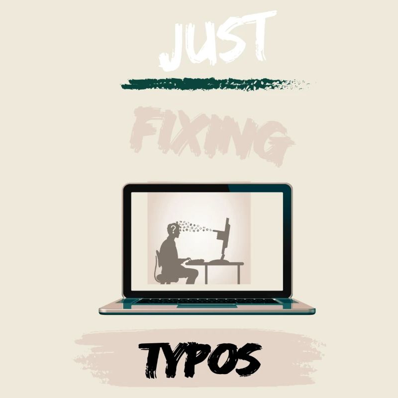 Just fixing typos