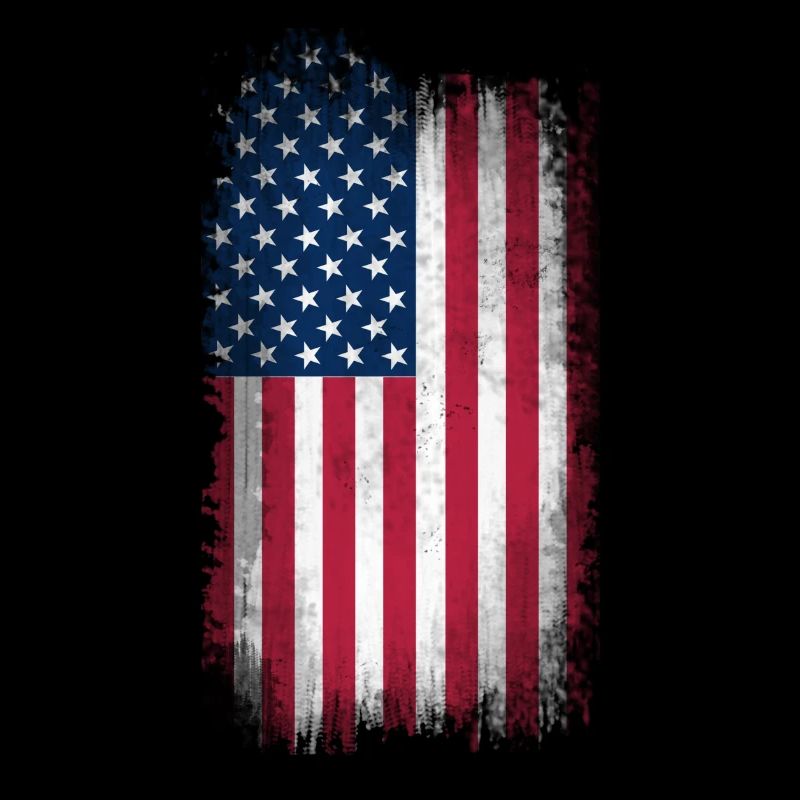 Eroded USA Flag