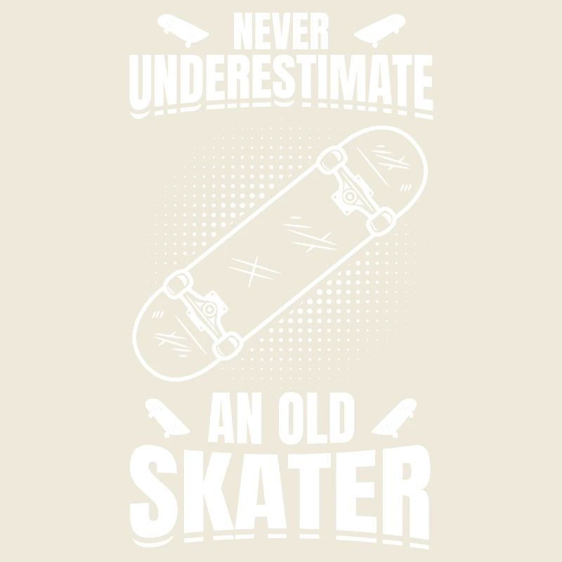 Skateboarding Großvater