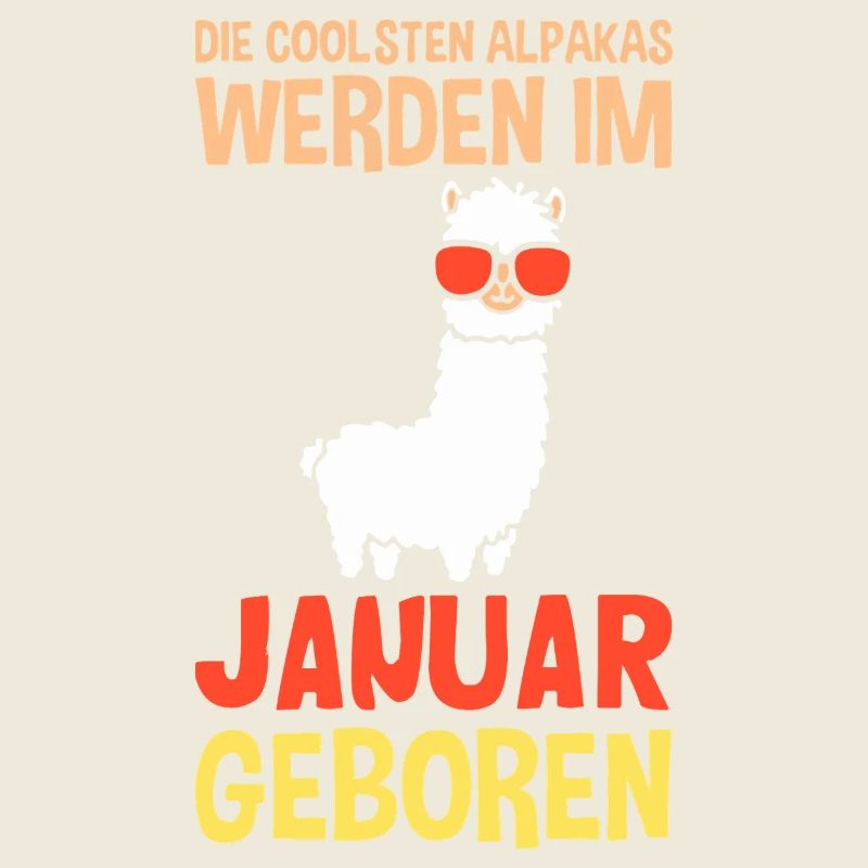 Januar Geburtstag Alpaka Spruch Lustig
