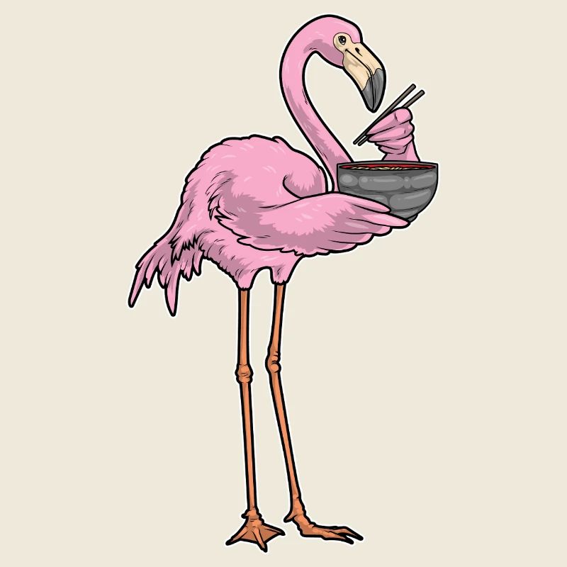 Cuisson de ramen pour Chef Flamant Rose