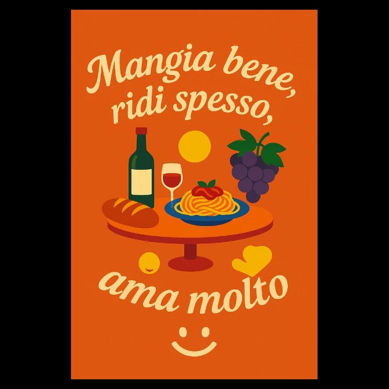 Mangia bene – Italienisches Lebensfreude Design