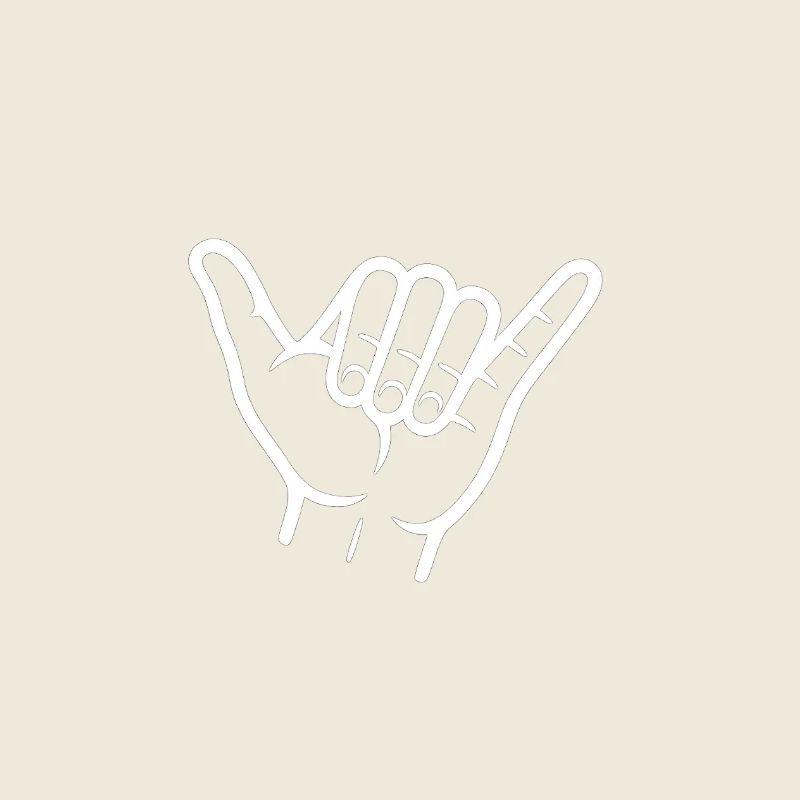 Leuchtende Handgeste Linie Kunst Design