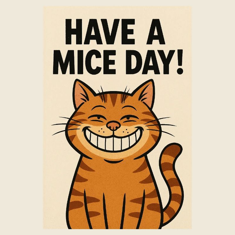Have a Mice Day Katzenlachen