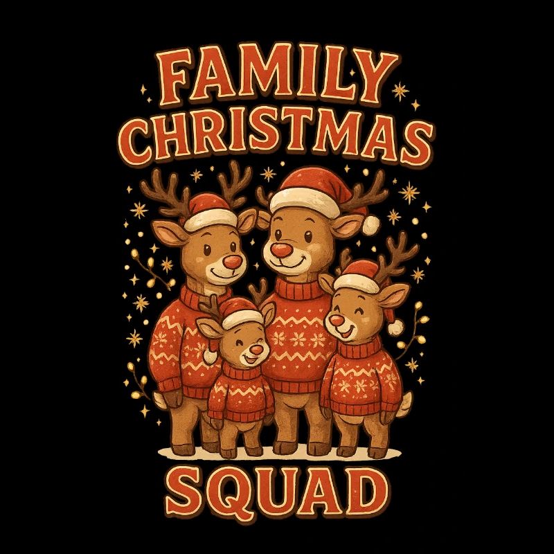 Escouade familiale de rennes Noël