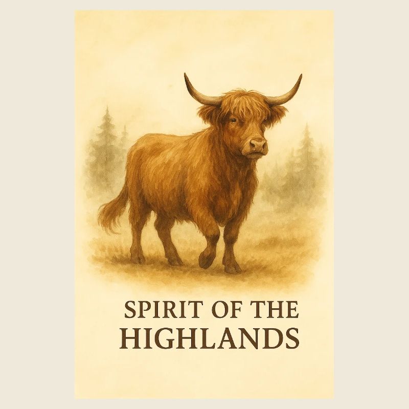 Der Geist der Highlands-Kuh