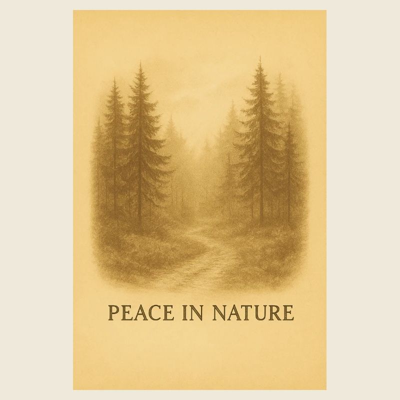 Calmness in the Forest Path