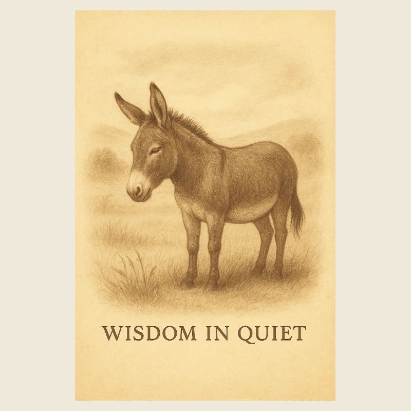 Donkey wisdom at rest