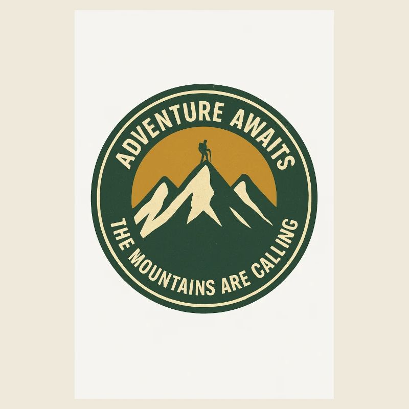 Adventure Awaits Mountain Badge