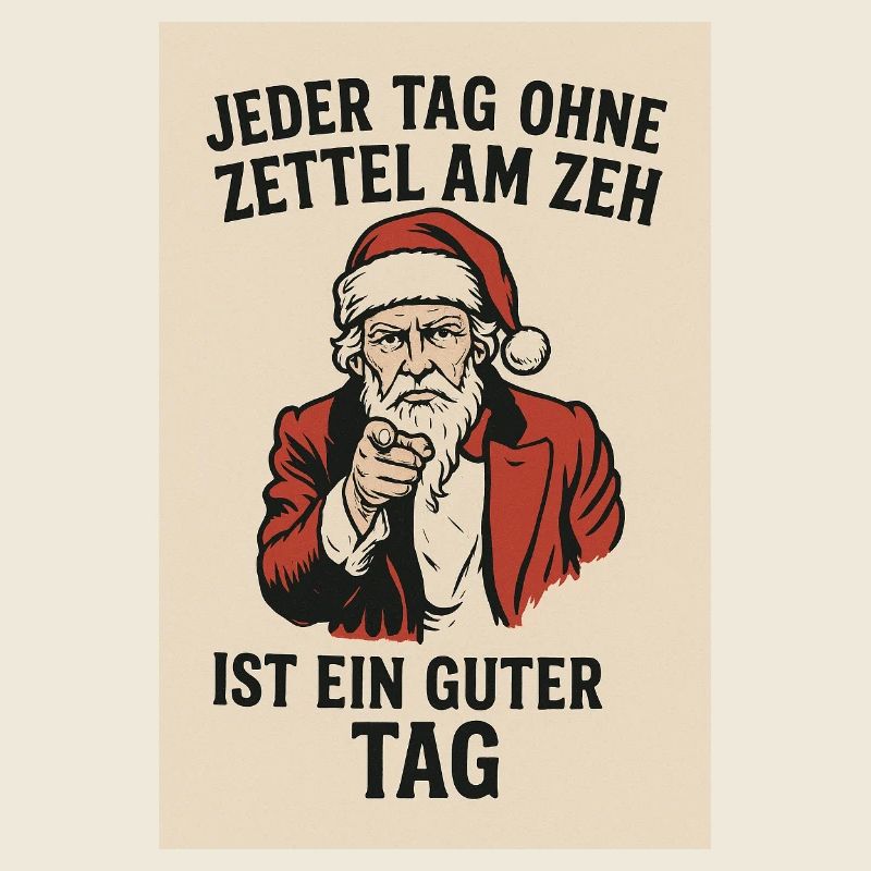 Jeder Tag Ohne Zettel Am Zeh