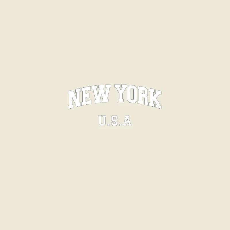 New York USA Vintage Arch Logo