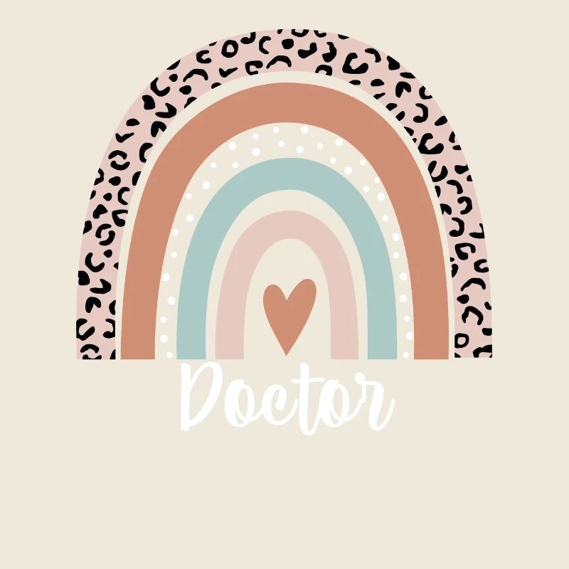 Doktor Regenbogen Leopard Lustiger Doktor Wertschätzung