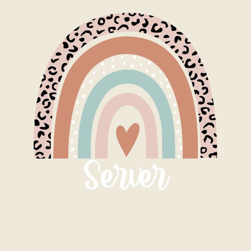 Server Rainbow Leopard Funny Server Appreciation