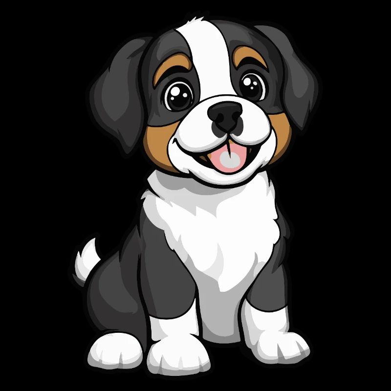 Saint Bernard Hund Niedlich