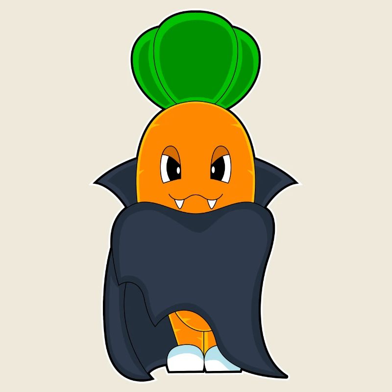Carotte Halloween Vampire
