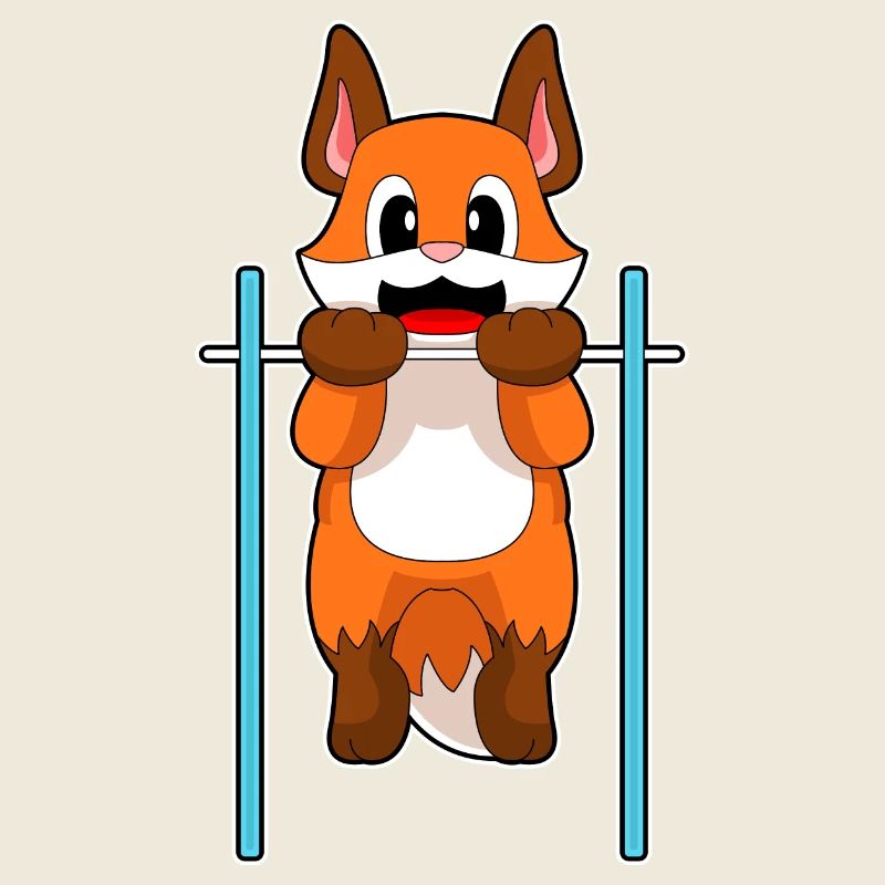 Fuchs Bodybuilder Klimmzüge Bodybuilding