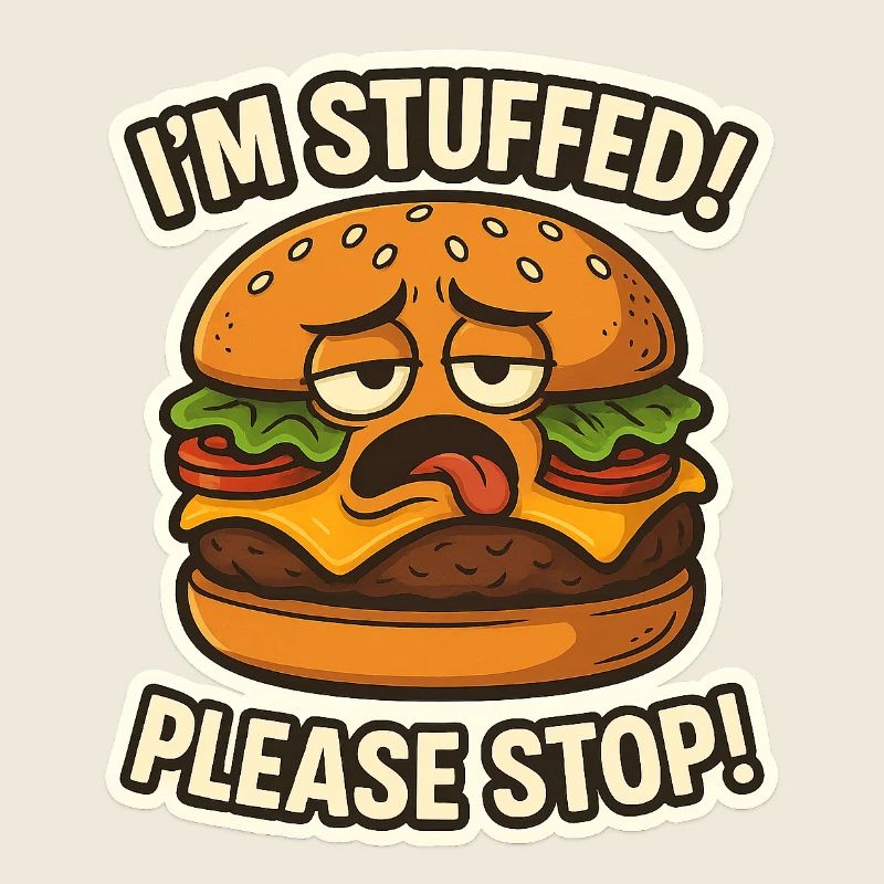 Ich bin gefüllter Hamburger