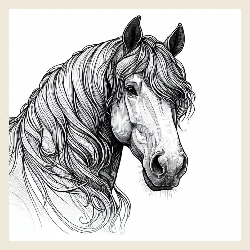 Portrait du cheval