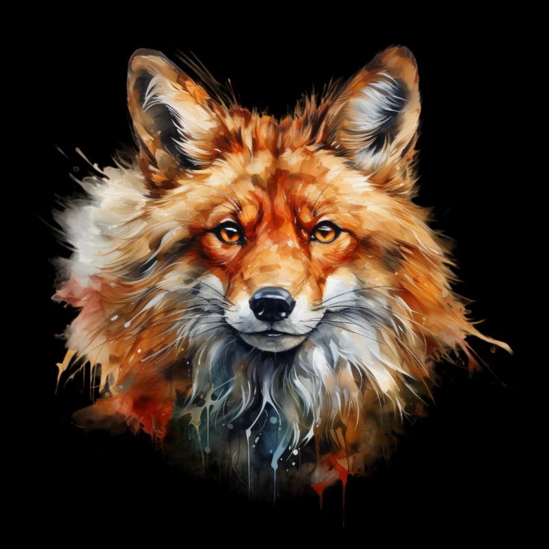 Roter Fuchs Portrait – Wildtier Alpen Motiv