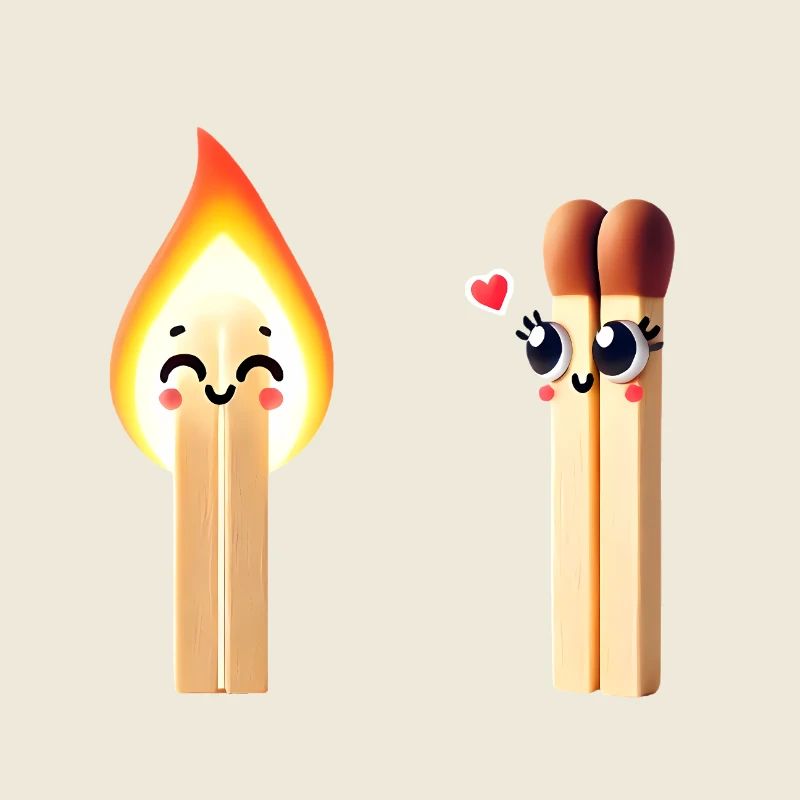 Conception ludique d’amis allumettes