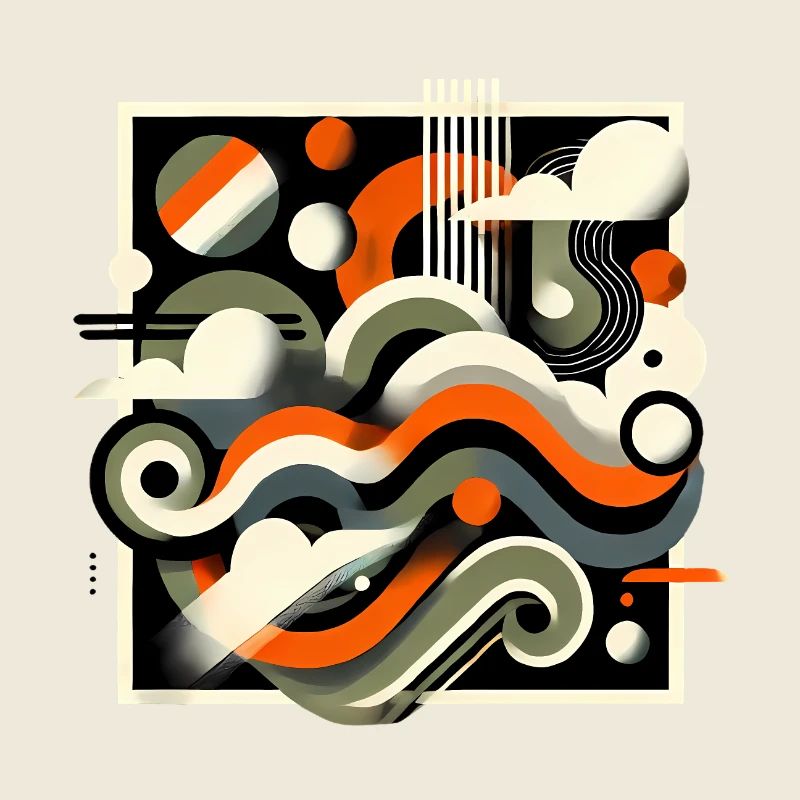 Bold Abstract Art in Vibrant Colors