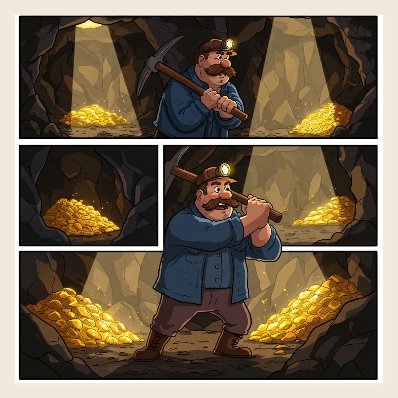 Aventure dans le trésor d’or