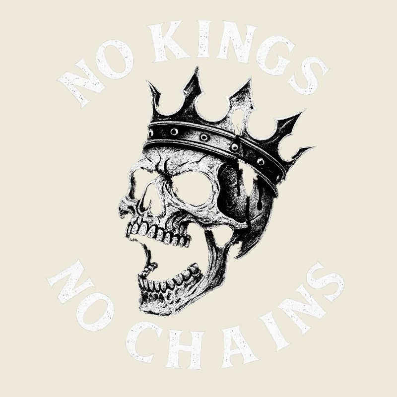 No Kings No Chains Skull
