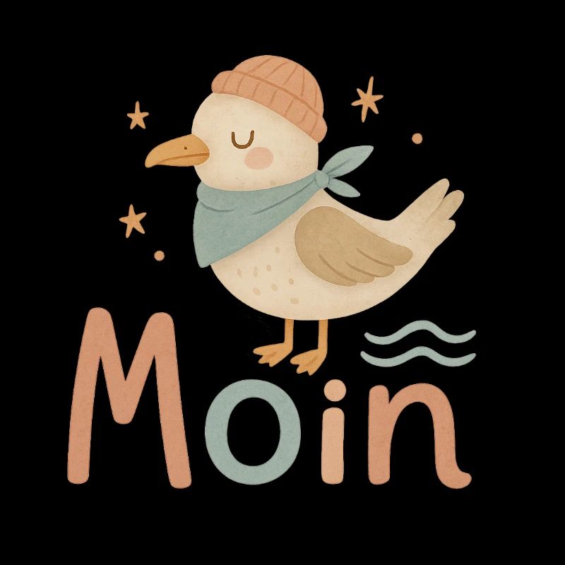 Moin Möwe – Nordsee Küstenkind Design