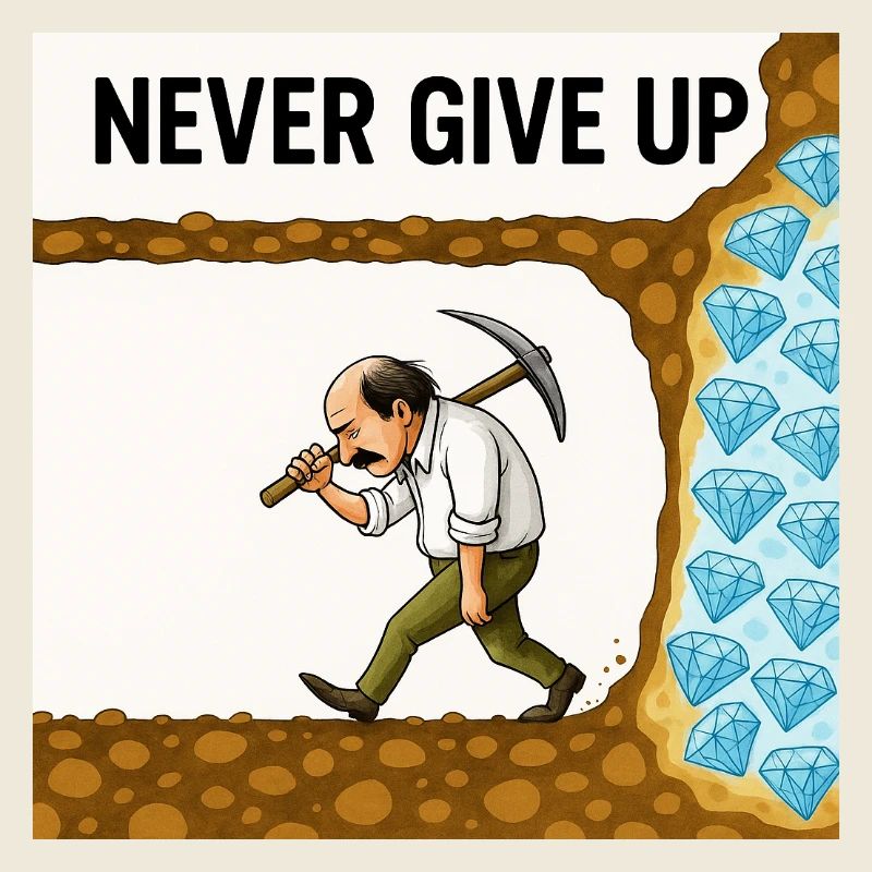 Niemals aufgeben