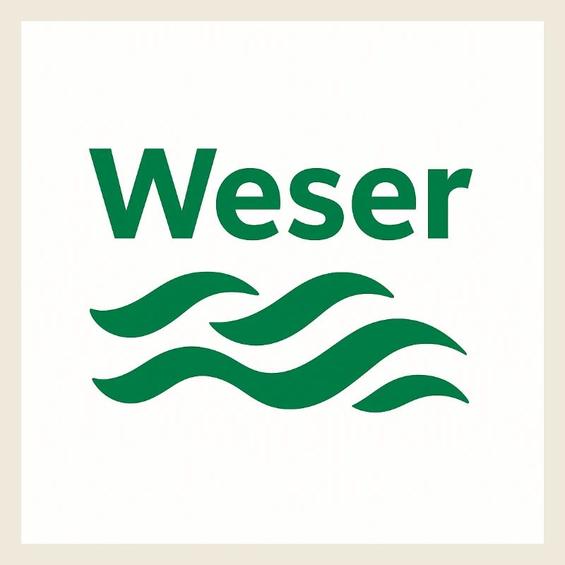 Grün Weiße Weser