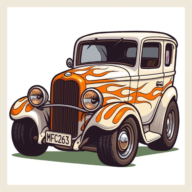 Vintage Hot Rod Car